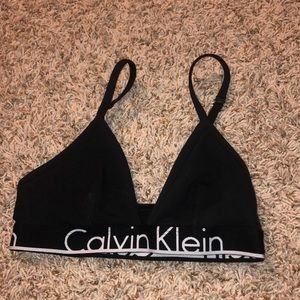 Calvin Klein Logo Bralette
